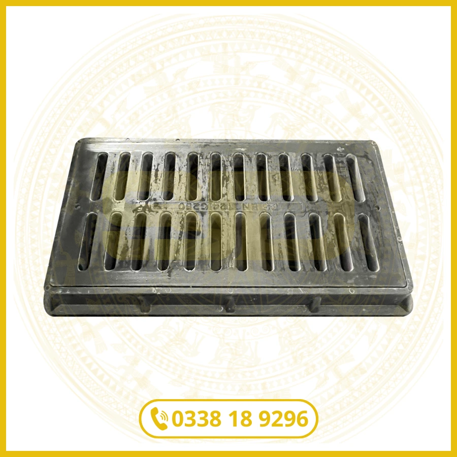 Song Chắn Rác Composite Có Khung